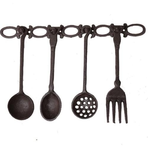 American country cast iron craft tableware wall decoration courtyard home decoration accessories for living room home decore