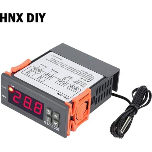STC-1000 STC 1000 LED Digital Thermostat for Incubator Temperature Controller Thermoregulator Relay Heating Cooling 12V 24V 220V