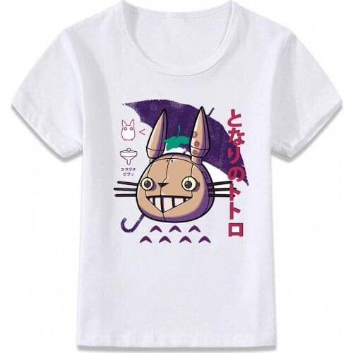 Kids Clothes T Shirt My Neighbor Totoro Anime Children T-shirt for Boys and Girls Toddler Shirts Tee
