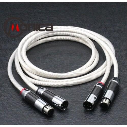 Dutch sterling silver 5NOCC single crystal silver (99.9997%) series 12 balanced balance lines sterling silver audio signal line