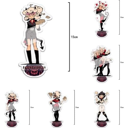 2021 Hot Anime Game Helltaker Stand Card Funny Acrylic Figure Model Desk Decor Stand Sign Fans Collection Gift For Friend