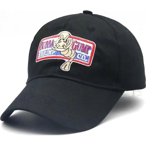 Fashion Design hat 1994 BUBBA GUMP SHRIMP Baseball cap men women Sport hats Summer Cap Embroidered casual Hat Forrest Gump caps