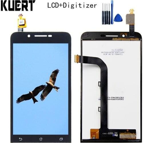 New 5.0" LCD Display For Asus ZenFone Go ZC500TG Z00VD LCD Display Touch Screen Digitizer Assembly with Frame Free shipping