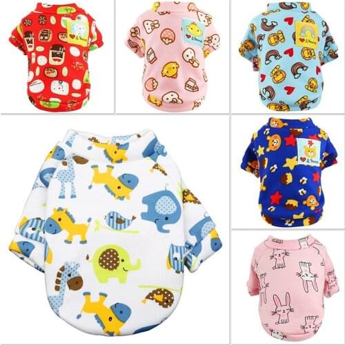 Sweet Pet Dog Clothes for Small Dogs Shih Tzu Yorkshire Hoodies Sweatshirt Soft Puppy Dog Cat Pets Costume Clothing Ropa Perro