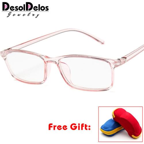 2019 Anti Blue Light Glasses Frame Women Eye Protection Anti Radiation Eyeglasses Men anti blue rays no degree flat glasses