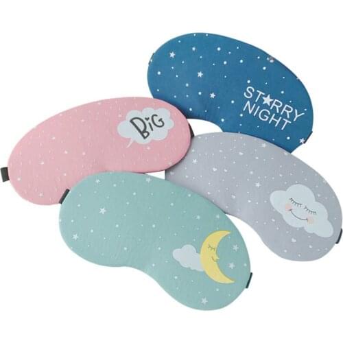 Cute Cartoon Sleep Eye Mask Travel Eye Band Good Shading Stereo Eye Cover Travel Rest Eye Band Creative Funny Eyepatch Blindfold