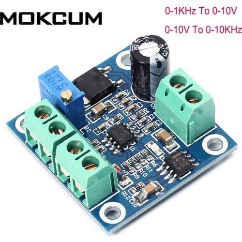 0-1KHz To 0-10V / 0-10V To 0-10KHz Voltage Frequency Converter Digital Analog Signal Conversion Module