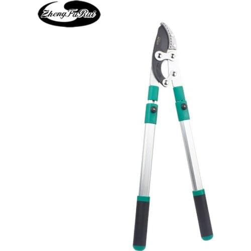 Garden shears pruning vigorously fruit tree telescopic thick branch shears branch aluminum tree pruning shears