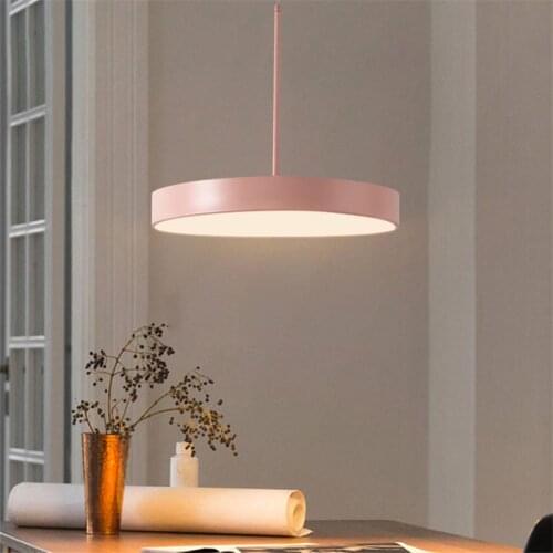 Modern Macarons Pendant Lights LED Color Dining Bar Kitchen Hanging Lamp Living Room Restaurant Lamp Dimming Home Lamps Decor