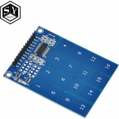 GREAT IT TTP229 16 Channel Digital Capacitive Switch Touch Sensor Module For Arduino