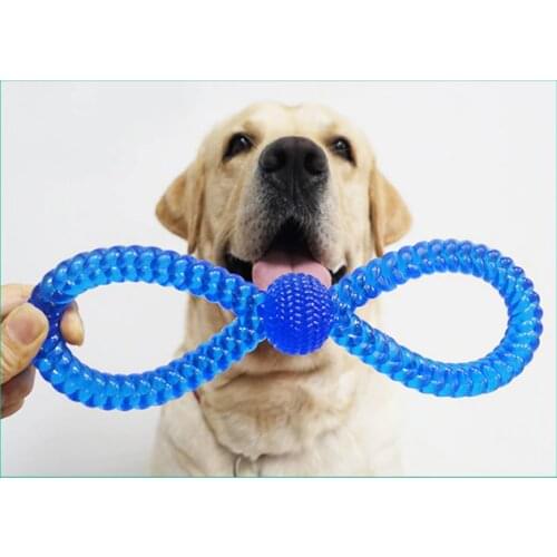 Pet Interaction Pull Ring Bite Clean Teeth Dog Toy Tpr Material Can Float Water Pet Toy Pet Training Supplies Toy Chew Toys