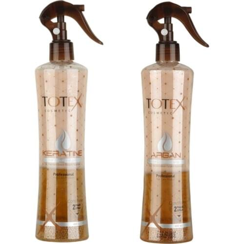 2 pcs Worn Colored Hair Keratin & Argan Hair Detangling Spray (Blow Water) 400 Ml Dual Set