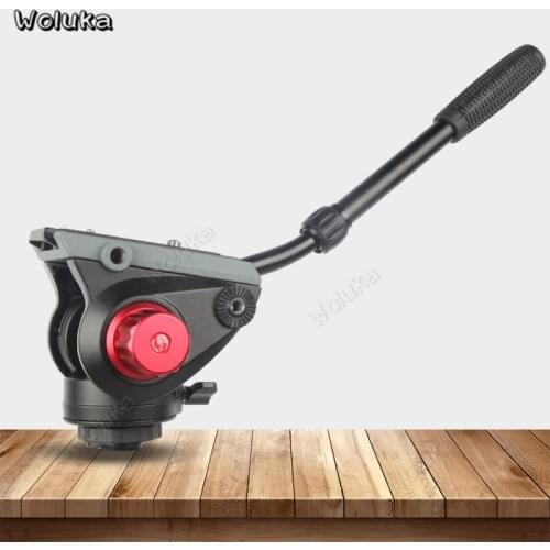 3 Way Damping Hydraulic Tripod Pan Head PTZ Gimbal Handle For Panorama DSLR Camera Tripod Monopod Accessories CD50 T10