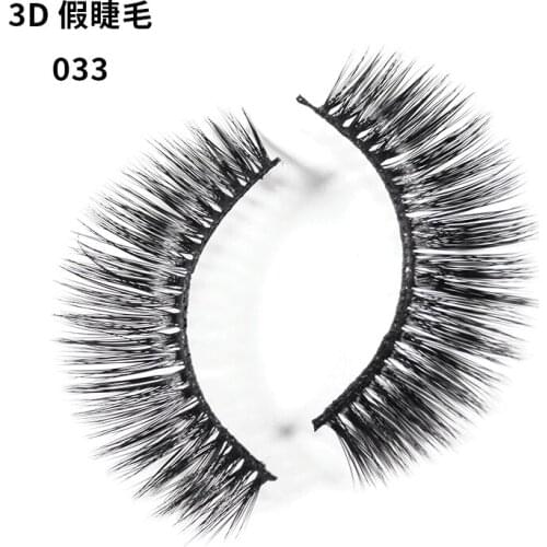 3D Mink eyelashes Handmade 3D mink Lashes Natural False eyelashes makeup long sike fake eye lashes volume lashes 1 Pairs 033