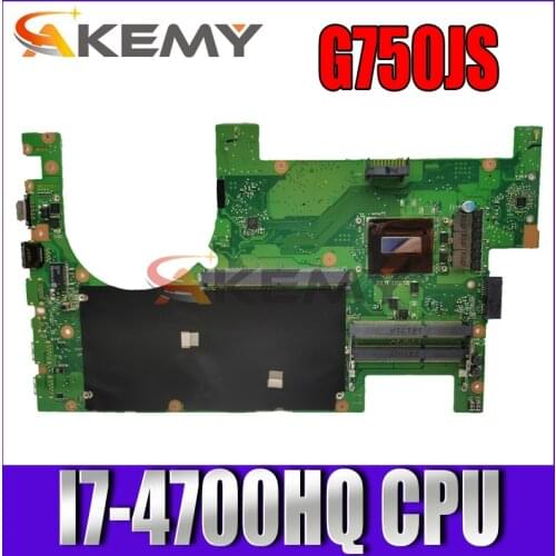 Akemy G750JS Laptop motherboard for ASUS ROG G750JS G750J original mainboard 2D I7-4700HQ