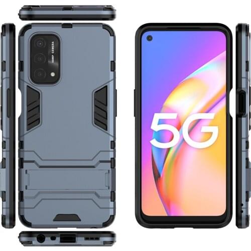 Kickstand Case For Oppo A93 5G Case Shockproof Armor TPU + PC Tough Phone Cover For Oppo A94 4G 6.5" OPPOA93 OPPOA94 Coque Funda
