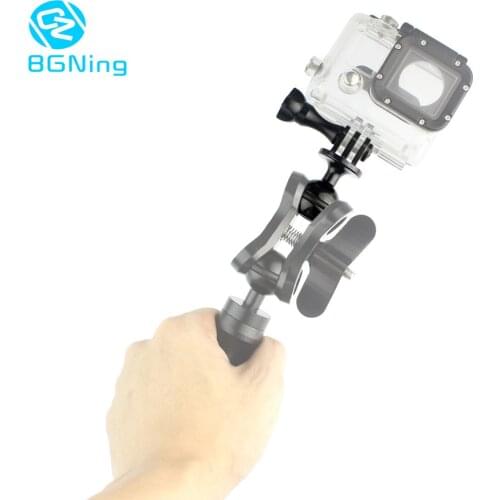 CNC 360 Degree Rotation Ball Head Tripod Base Mount 2.5cm w Screw for Hero 7 6 5 4 3+ 3 Session for XiaoYi SJCam GitUp Camera