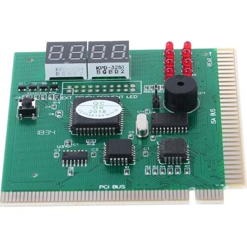 For 4Digit PC Computer Diagnostic Card Motherboard Mainboard POST Tester PCI ISA 203B