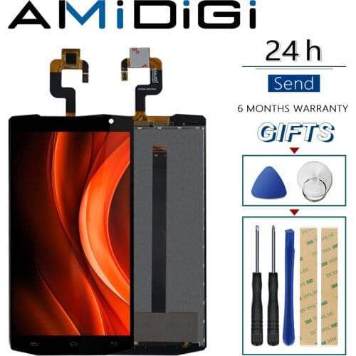 For 5.5" original Oukitel K10000 LCD Display and TP Touch Screen Digitizer Assembly lcds +Tools for 5.5" Oukitel K 10000 lcd
