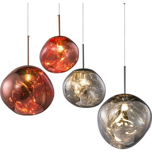European Creative Personality Cafe Modern Minimalist Restaurant Bedroom Bedside Lamp Model Room Art Lava Chandeliers Pendant Lig