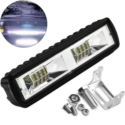 2x 18W 12V 16LED Car Work Light Bar Spot Beam Driving Fog Lamp For SUV Off-Road Truck LED Bulb Daytime Running Fog Light