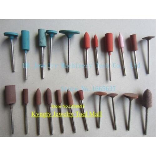 Hot Sale 22pcs/pack Rubber Polisher,diamond mounted point,Jewelers Silicone Point polishing points for goldsmith rotary Silic