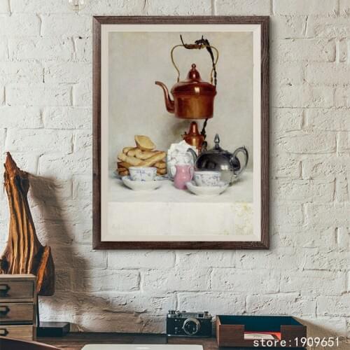 Cotton no frame classical still life container canvas printings oil painting printed on cotton wall art decoration pictures