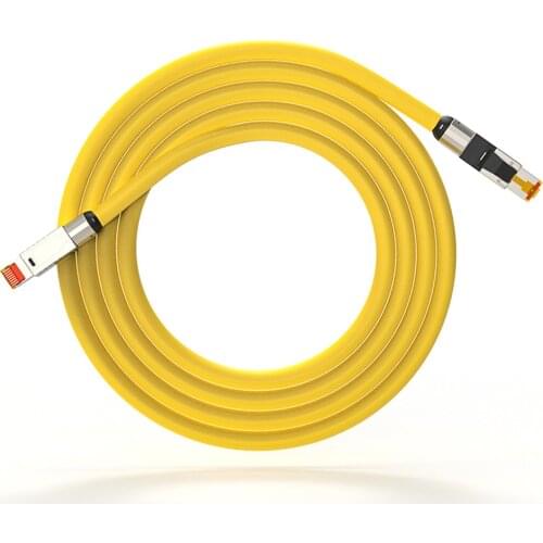 Ethernet Cat8 Cable RJ45 40Gbps Dual Shielded Super Speed Network Cat 8 Internet Cable Crimping Networking Patch Cord 5m 50m 60m