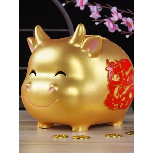 Jinniu Coin Bank Drop-Resistant Household Adult Large Capacity Children Money Box