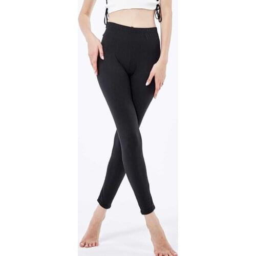 VIIANLES High Waist Sports Leggings Women Balck Solid Push Up Pants Elastic Fitness Gym Female Training Plus Size Trousers