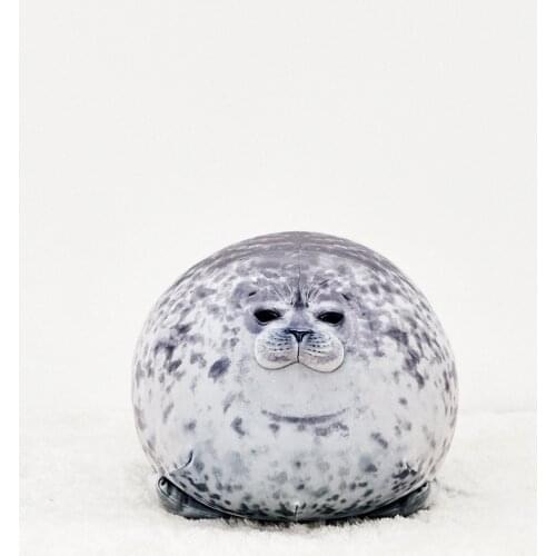 Cute creative seal pillow cushion plush toy Valentines Day gift