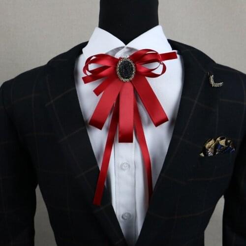 Mens Formal Wedding Host Bow Korean Version European Bridegroom Bow Drill Jay Chou Wedding Dress Bow Tie Butterfly