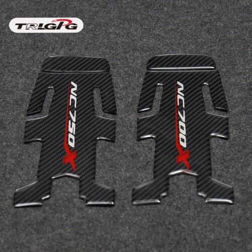 Motorcycle Carbon Fiber Oil Fuel Gas Tank Pad Tankpad Decal Protector Sticker For HONDA NC750X NC 750X NC700 X NC700X NC750 X