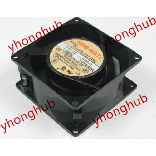 NMB-MAT 3115FS-23T-B30 A00 AC 230V 9.5/8W 80x80x38mm Server Cooling Fan