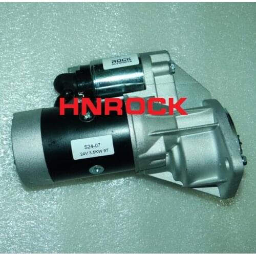 NEW 24V STARTER MOTOR S24-07 8944234520 8944234520 FOR ISUZU 4JB1 DIESEL IND. ENGINES