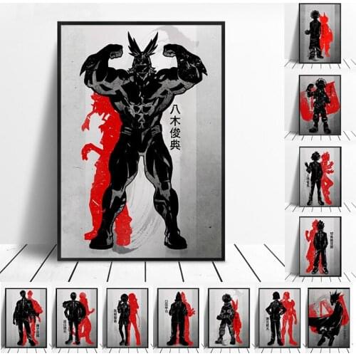 Poster HD Prints Modern Canvas My Hero Academia Anime Series Pictures Nordic Mural Art Living Room Home Decoration Painting