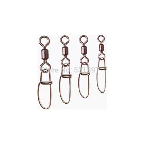 Rolling swivel with insurance snap 4/0