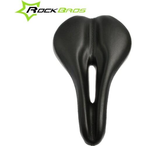 2017 New Hollow Bicycle Seat Male Female Road Mountain Cycling Saddle MTB Cushion Bike Accessories Soft Rockbros Bike Saddle