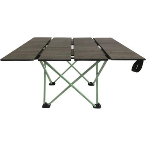 Brown Wood Folding Camping Picnic Table Small Can Be Stored Easy Installation Good Quality Wood Portable