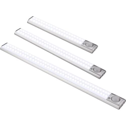 High Brightness LED Motion Sensor Closet Lamp, USB Charging, Easy to Install, for Home Kitchen