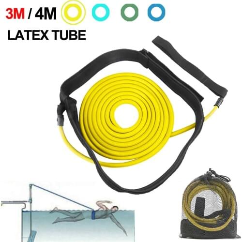 Swim Training Belts Training Leash Swimming Tether Stationary Harness Static Bungee Cords Resistance Bands Professional