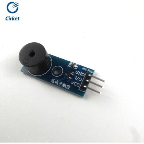 High quality 3.3-5V Passive Buzzer Alarm Module PCB Dimension 3.3cmx1.3cm For Arduino 9012 Drive w/ 3x Du Pont Line Length 21cm