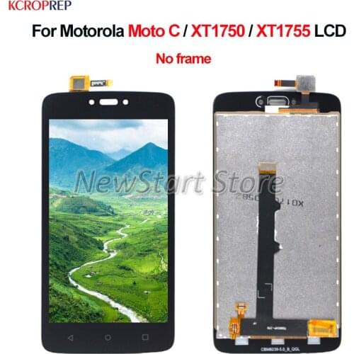 For Motorola Moto C XT1750 XT1755 LCD Display Touch Screen Digitizer Assembly Replacement Accessory For Moto C lcd 100% Tested