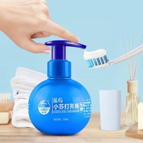 Toothpaste Instant Clean Intensive Stain Removal Whitening Toothpaste Baking Soda Fruit Flavor Toothpaste Prevent Tooth Decay