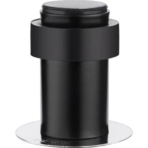 2021 Rust Resistant 60mm Door Stopper Adhesive Wall Protection Stainless Steel Punch-free Round Doorstop for Toilet Door Holder