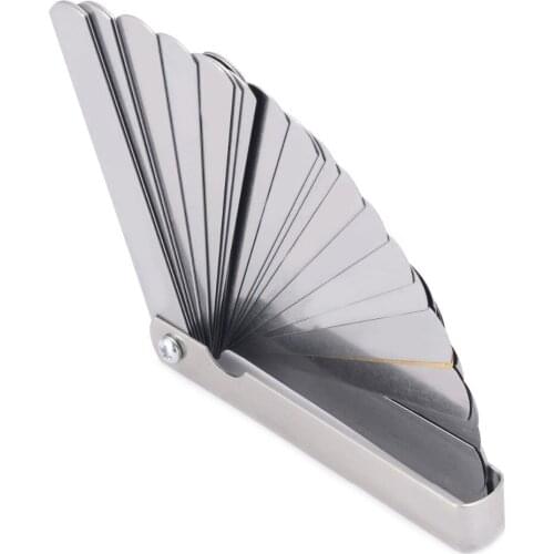 32 Blades Feeler Gauge Gap Film 0.04-0.88mm Thickness Tune Up Metric Gage for Gap Valve Measure Tool Filler Gauge