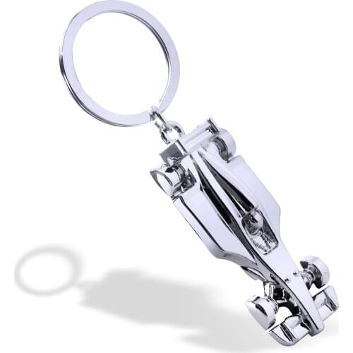 3D Model Mini Formula Racing Car Styling Keychain Keyring Key Holder Small Tire Car Pendant Decoration Auto Accessories gift