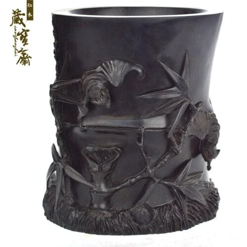 Ebony pen red wood crafts mahogany four treasures of the small blessings pen pen business gift