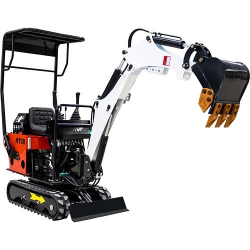 Mini crawler excavator bagger 0.8 ton Chinese excavator HT08 caterpillar mini excavators