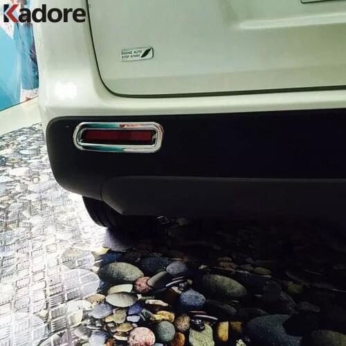 Rear Fog Light Lamp Cover Trim For Suzuki Vitara Escudo 2015 2016 2017 Chrome Car Foglight Brake Light Stoplight Frame Sticker